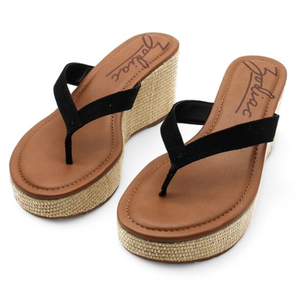 Zodiac Womens Rio Thong Platform Wedge Sandals - Picture 3 of 7